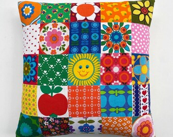 Cushion cover made out of vintage fabrics by koosidesign - sunny - free shipping