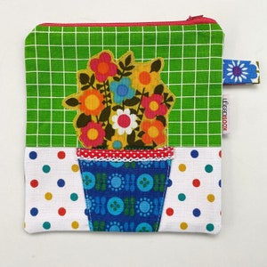 retro bloemenkoffer / portemonnee / projecttas van koosidesign - gratis verzending