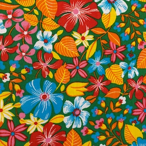 courtepointe bloemen exotische lichtgewicht vintage - livraison gratuite
