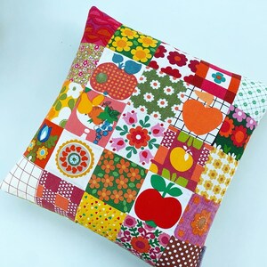 Cushion cover made out of vintage fabrics by koosidesign apple free shipping image 8