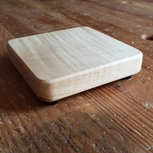Hardwood Stand/Lift for your Acaia Lunar Scale - Add Beauty and Function to your Espresso and Coffee Set-Up