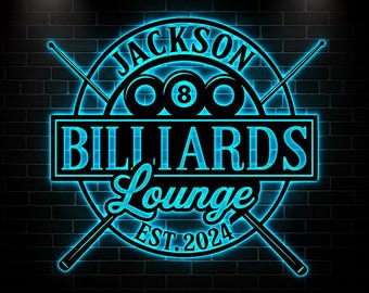 Plaque en métal personnalisée pour salle de billard, plaque pour salle de billard, plaque pour table de billard personnalisée, plaque pour salle de billard personnalisée, cadeau pour joueur de billard,