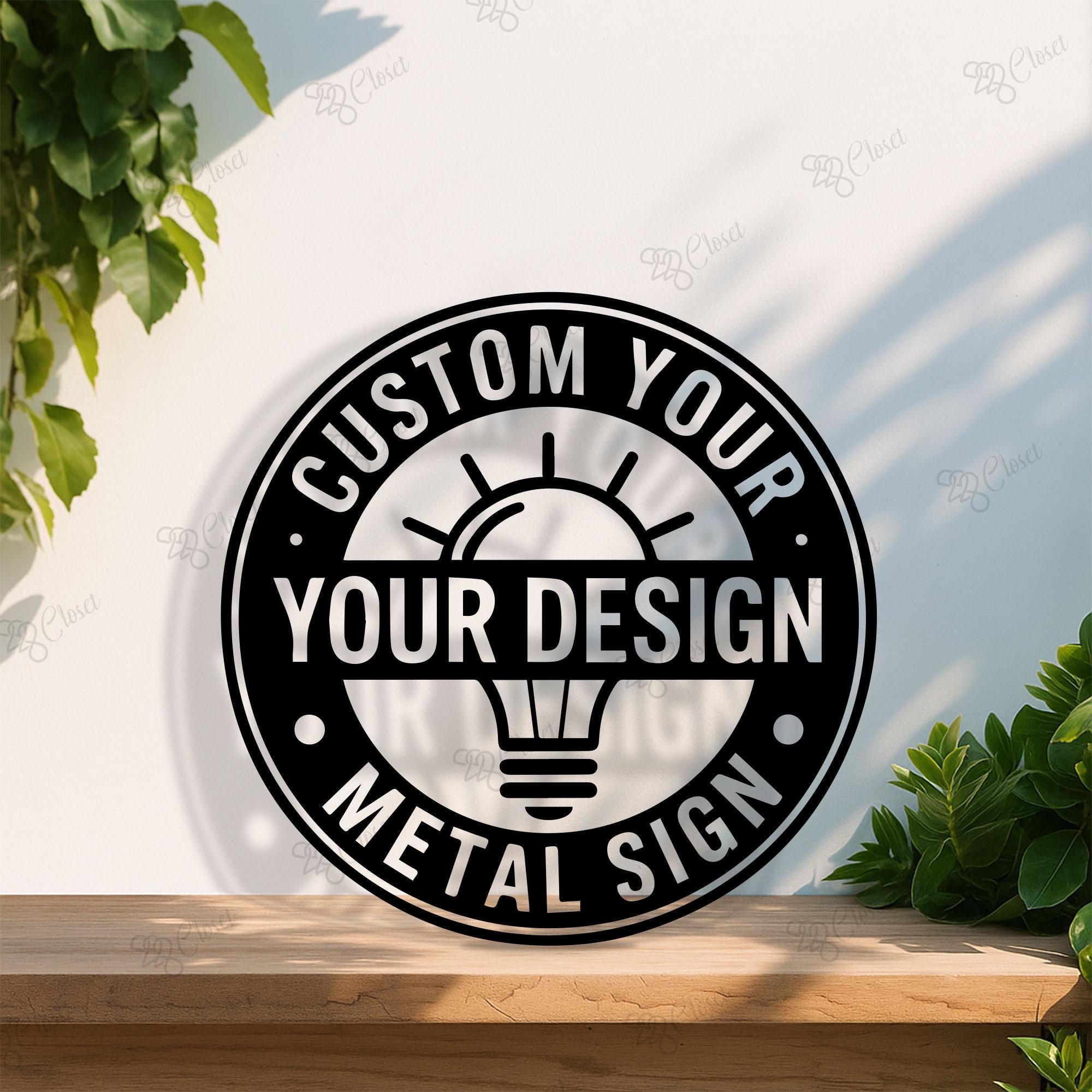 Custom Logo Sign With LED Light, Your Logo Here Sign, Personalized ...