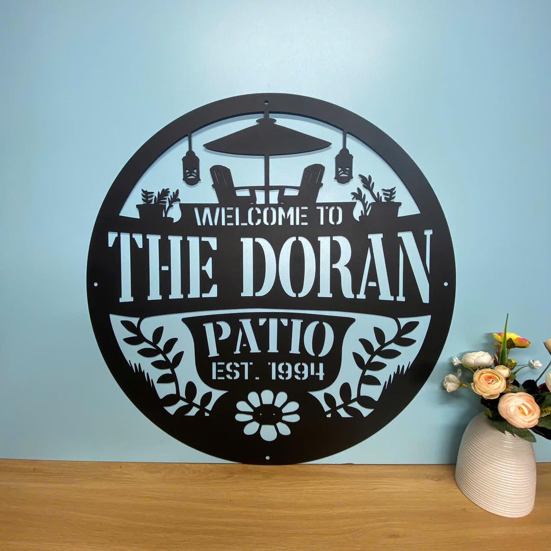 Personalized Patio Decor - Relaxing Patio Signs - Personalized Gifts ...