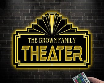 Custom Home Theater Led Light Sign,Home Cinema Room Decor,Home Cinema Light Sign,Home Movie Room Decor, Theater Decor