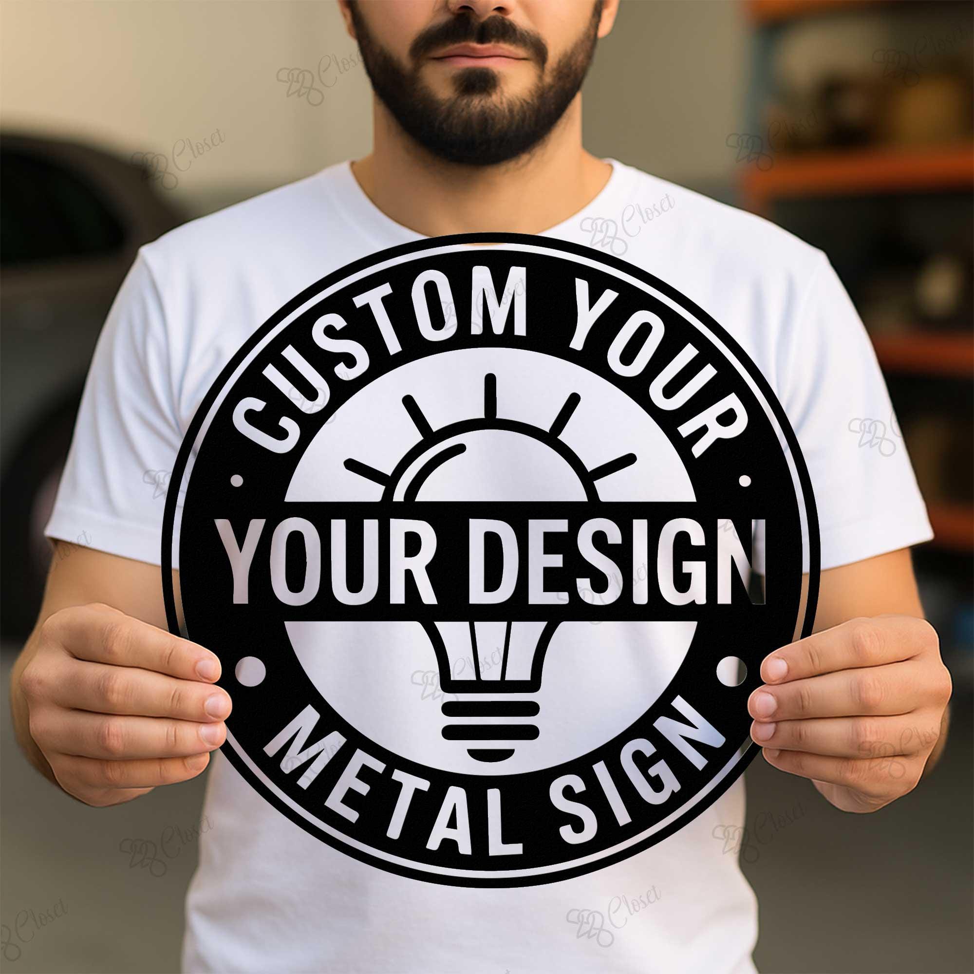 Custom Logo Sign With LED Light, Your Logo Here Sign, Personalized ...