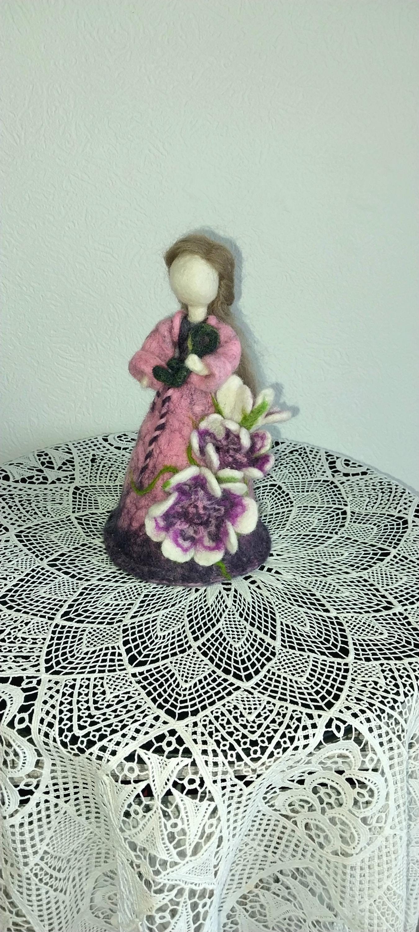 Handmade Felted Wool Figurine - 