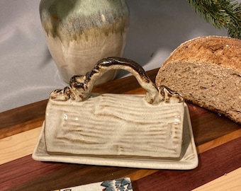 Butter Dish, Ceramic, Clay, Handmade, Butter dish with lid