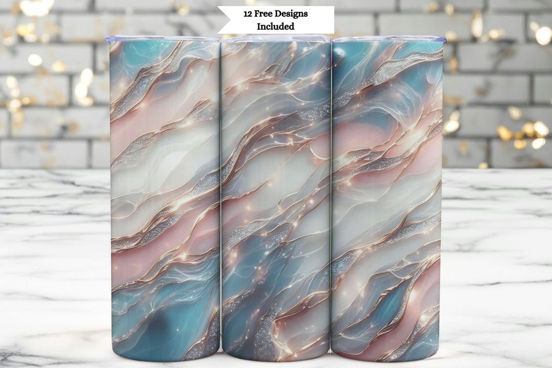 Pastel Blue Pink Marble, Trans Flag Digital Print, LGBTQ Png, Skinny ...