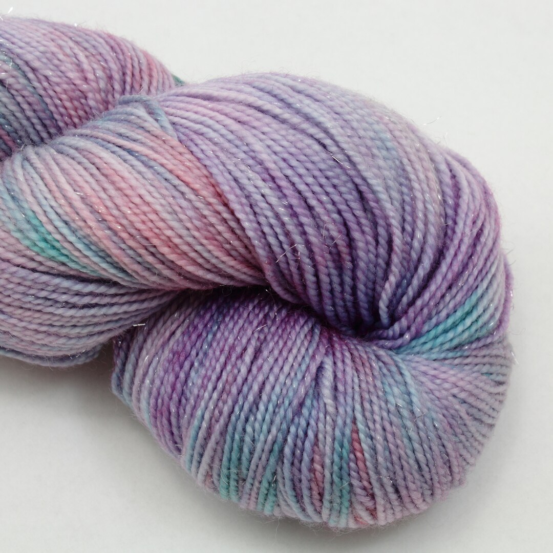 Yarn of Letters Jest Sparkle 2ply Merino/nylon/stellina Sock Etsy