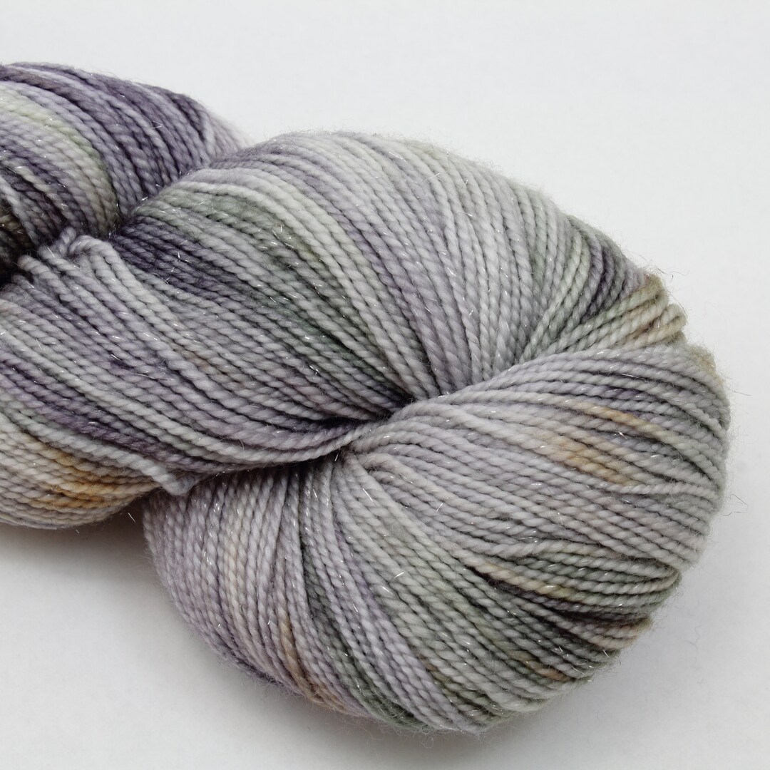 Yarn of Letters Jest Sparkle 2ply Merino/nylon/stellina Sock Touched by