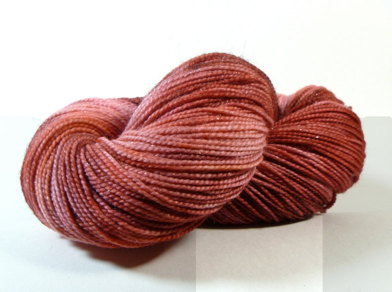 Yarn of Letters Jest Sparkle 2ply Merino/nylon/stellina Sock Etsy