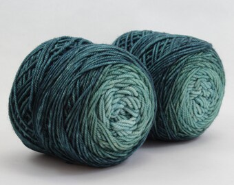 NEW - Jest 3ply Sport Merino/Nylon Gradient Sock Set - Neptune