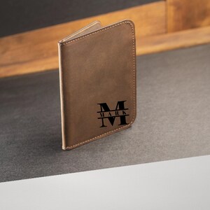Personalized Wallet,Mens Wallet,Engraved Wallet,Groomsmen Wallet,Leather Wallet,Custom Wallet,Boyfriend Gift for Men,Fathersday Gift