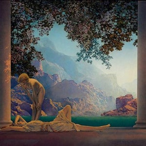 Maxfield parrish daybreak - Etsy 日本