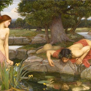 Echo and Narcissus - J.W. Waterhouse (1903)