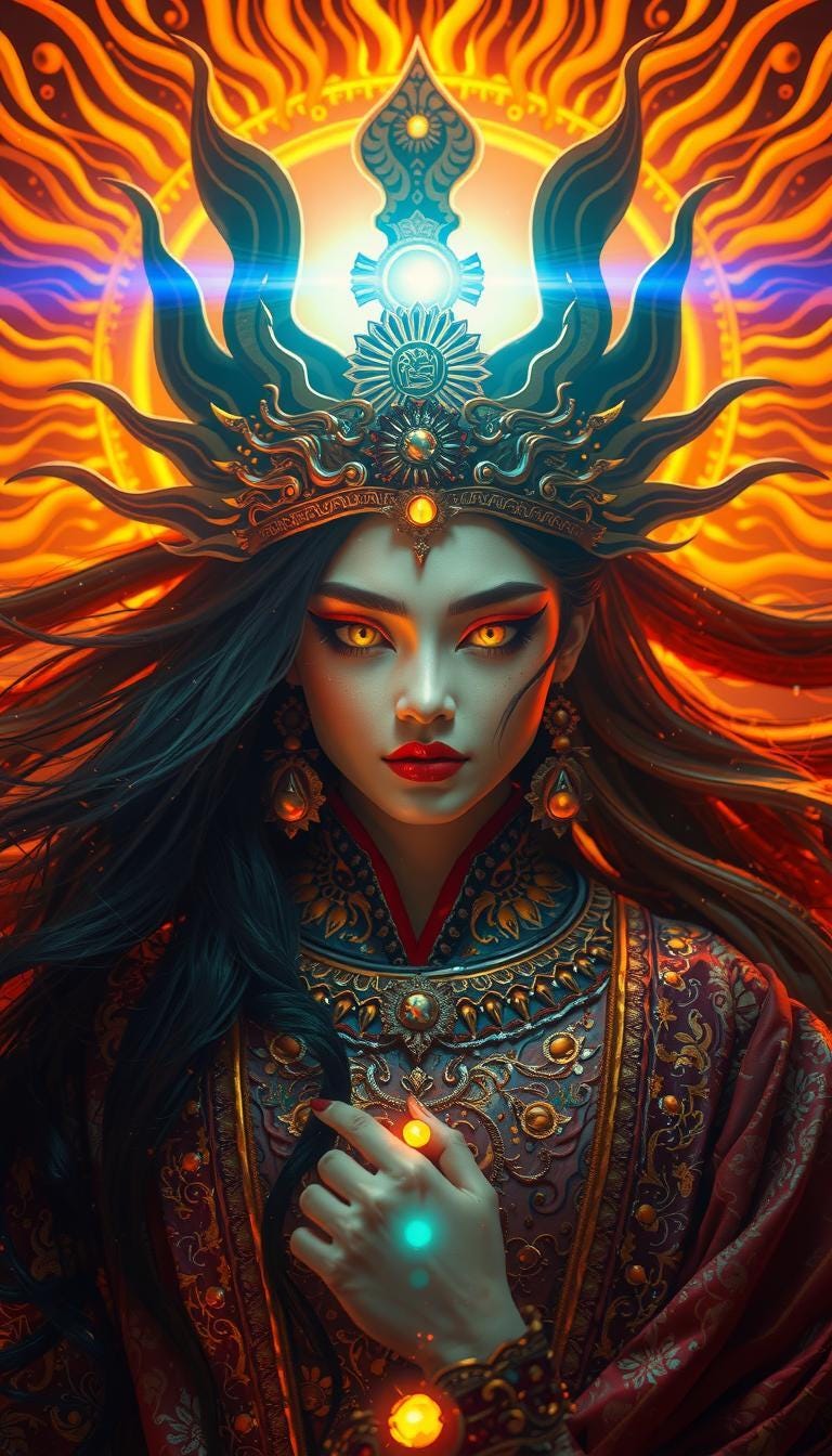 Amaterasu - Japanese Goddess of the Sun - Etsy