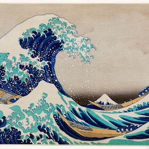 Hokusai's - Great Wave off Kanagawa (1800's)