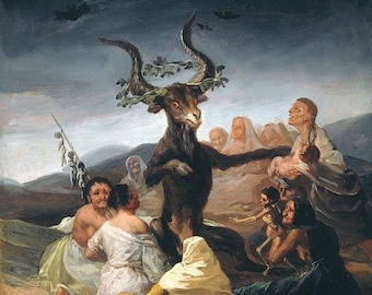 フランシスコ・ゴヤ「魔女のサバト」1797 - 1798年、高品質油絵複製