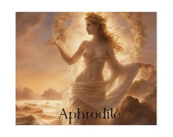 Aphrodite - Greek Goddess of Love, Iconic Image, Love Decor, Wall Art Print, Mythology Art Print