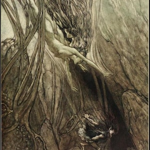 Seize the despoiler ! - Arthur Rackham (1910)