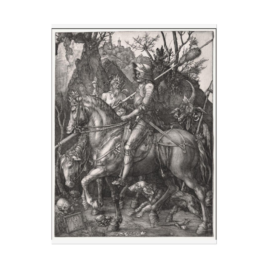 Knight, Death and the Devil by Albrecht Durer (1513-14), Wall Art Decor ...