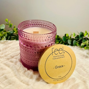 Grace Candle: Frankincense & Myrrh Scented Soy Wax Candle