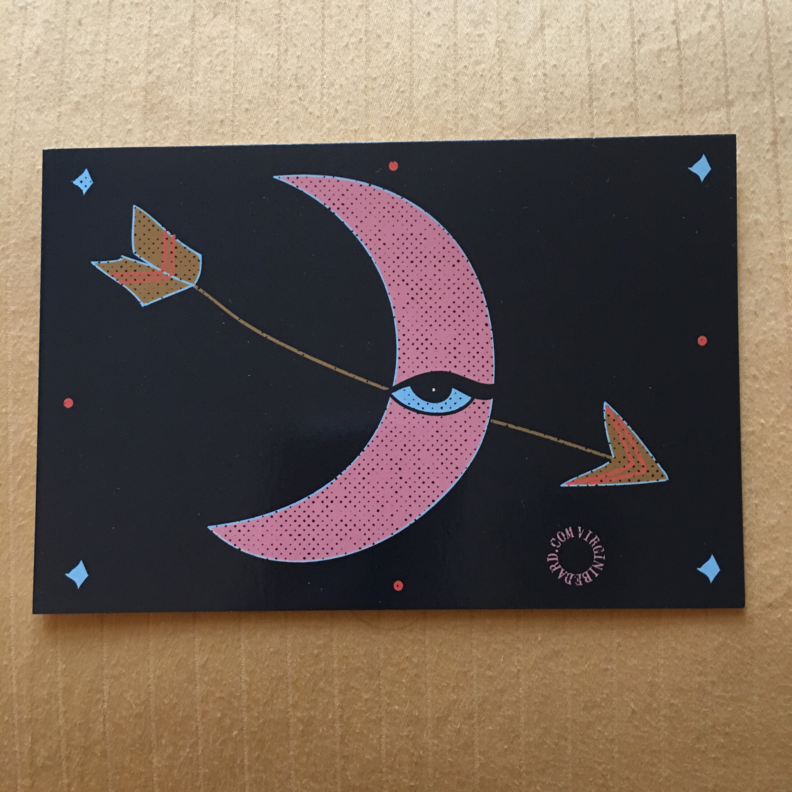 Carte postale Luna Luna Postcard Etsy