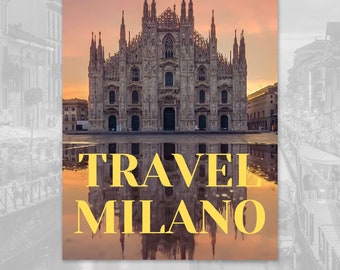 Milan Italy City Guide, Travel Agent Template, Italy Travel Guide, Milano Travel Guide, Milano Guide, Milan Tour Guide