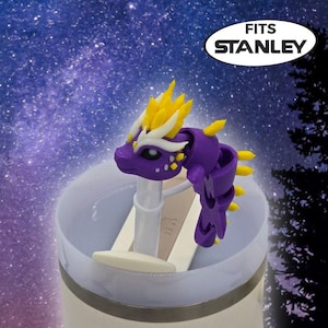 Crystal Dragon Straw Topper - 10mm Straw - Fits Stanley!