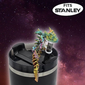 Flexi Baby Dragon Straw Topper - 10mm Straw - Fits Stanley