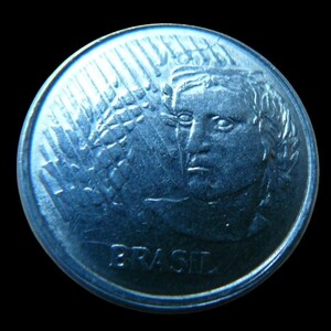 Vintage coin Brasil 10 Centavos