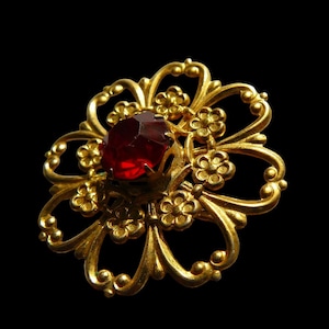 Vintage brooch USSR width 1.37 inches