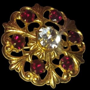 Vintage brooch USSR 1,57 inch