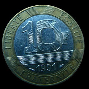 Vintage coin FRANCE 10 FRANCS