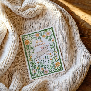 Lamb Baby Shower Card Einladung - Bearbeitbare Vorlage. SOFORTIGER DOWNLOAD.