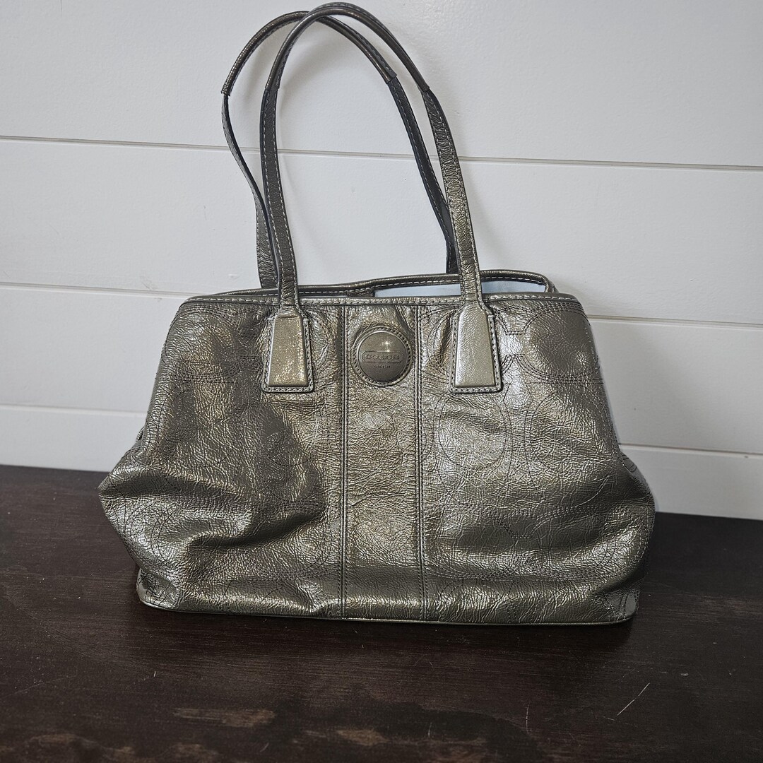 バッグ Vintage Coach Retro Lindy Kiss Rock Bag Vintage Coach Retro Lindy Kiss Rock Bag shoulder bag