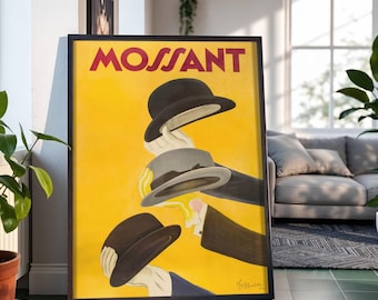 Mossant Vintage Poster von Leonetto Cappiello: Bold Silhouette