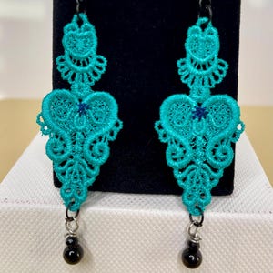 Vintage Lace Earrings: Handcrafted Boho Heirloom Jewelry