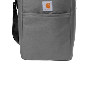 Carhartt Bag Insulated Cooler Personalized Gift Embroidered Monogrammed Lunch Tote Thermal Zippered Container Shoulder Strap Adjustable Work image 7