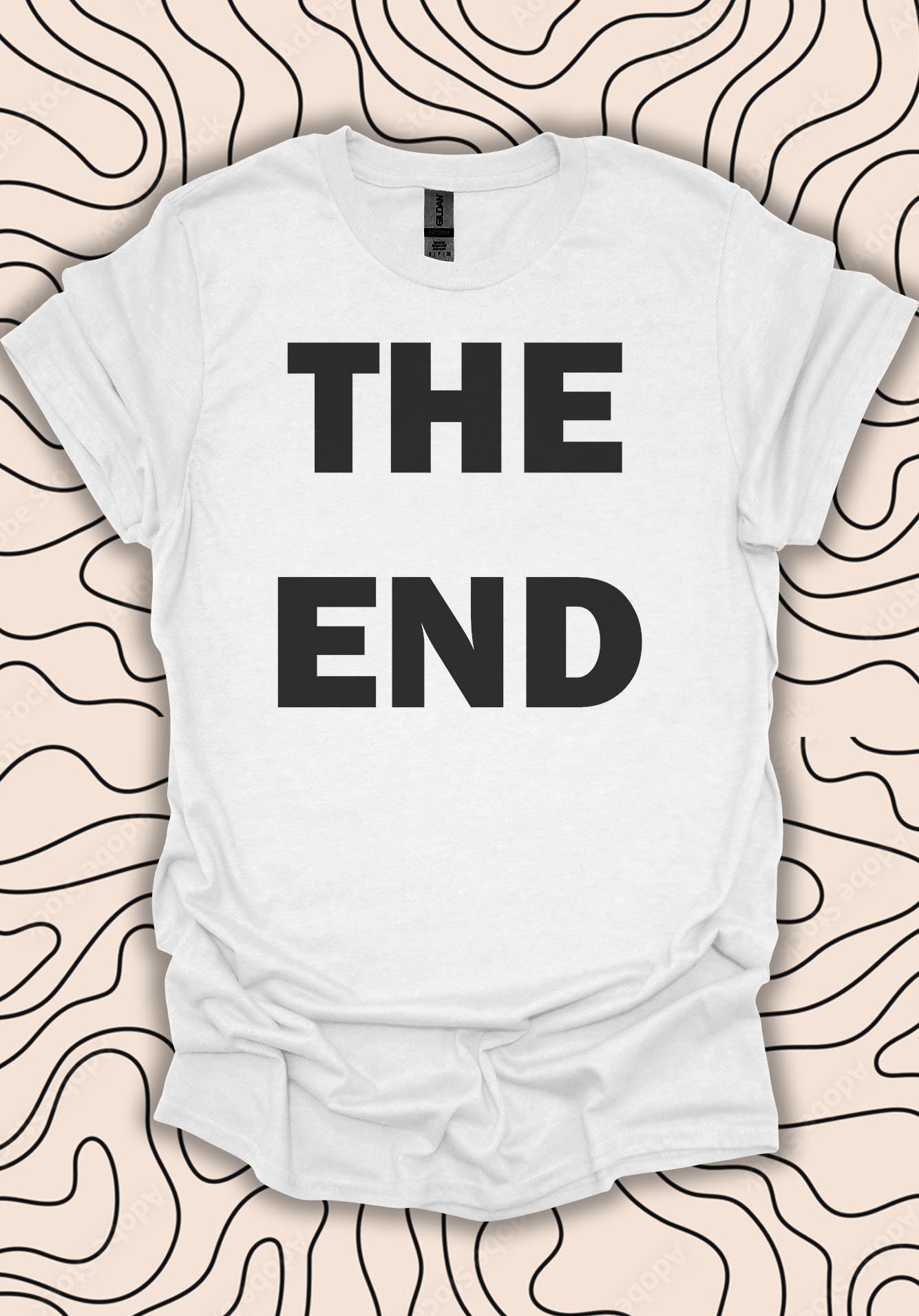 The End T-shirt Statement – Minimalist Design Tee – Simple and