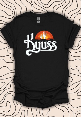 T-shirt Kyuss Rock Metal – Stampa Sons Of Stoner, Bianca, Cotone Morbido, Vintage Unisex