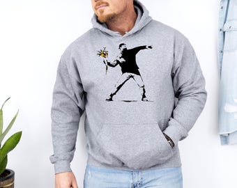 Banksy Stained Glass Full Zip Hoodie - Etsy