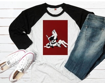 Banksy Queen Victoria T Shirt Street Art Graffiti Tee Urban Graphic Top Cool Banksy Design Unisex Gift Shirt Men Women 4414PC