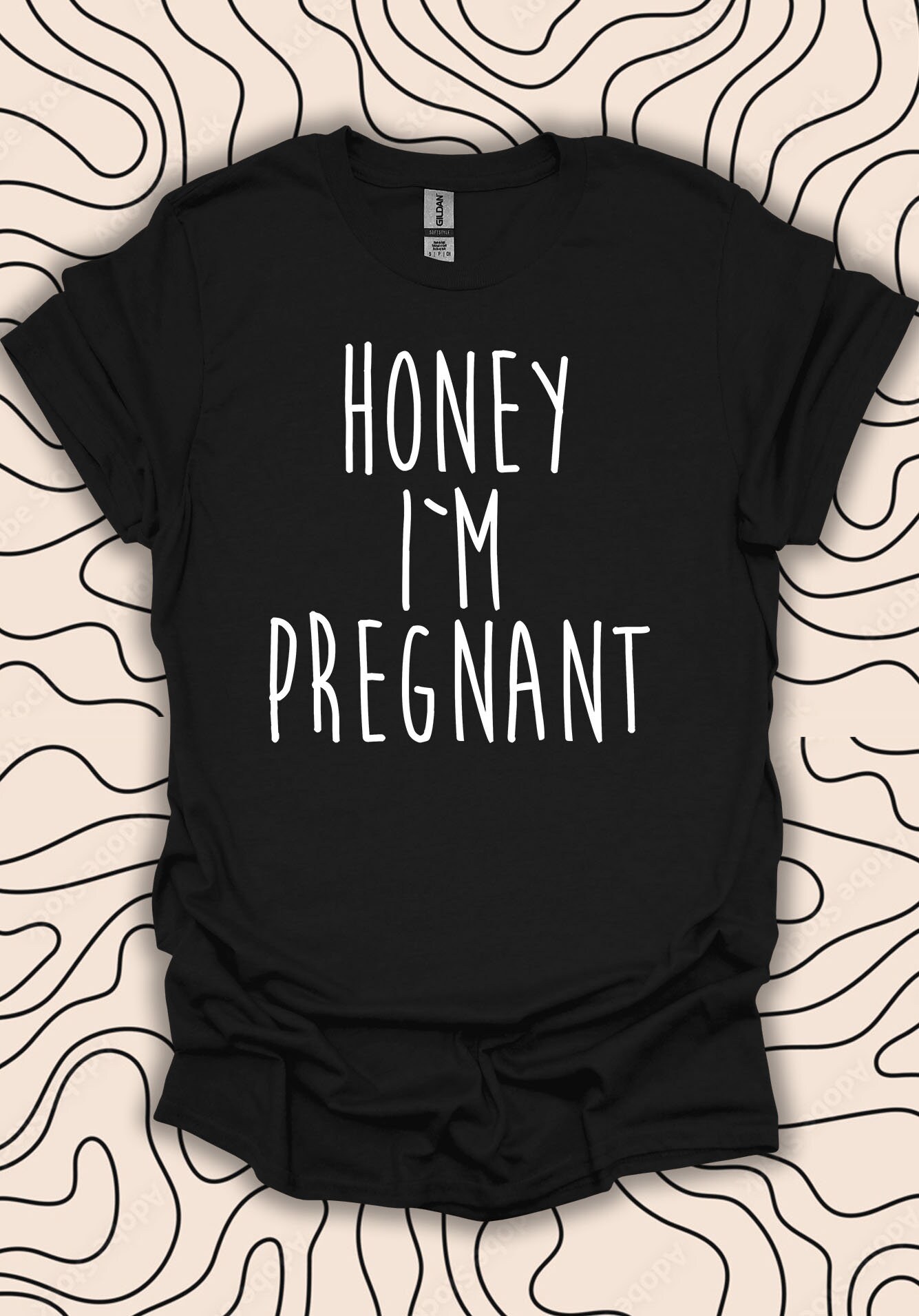 Honey I'm Pregnant Tee – Funny Pregnancy Announcement Shirt