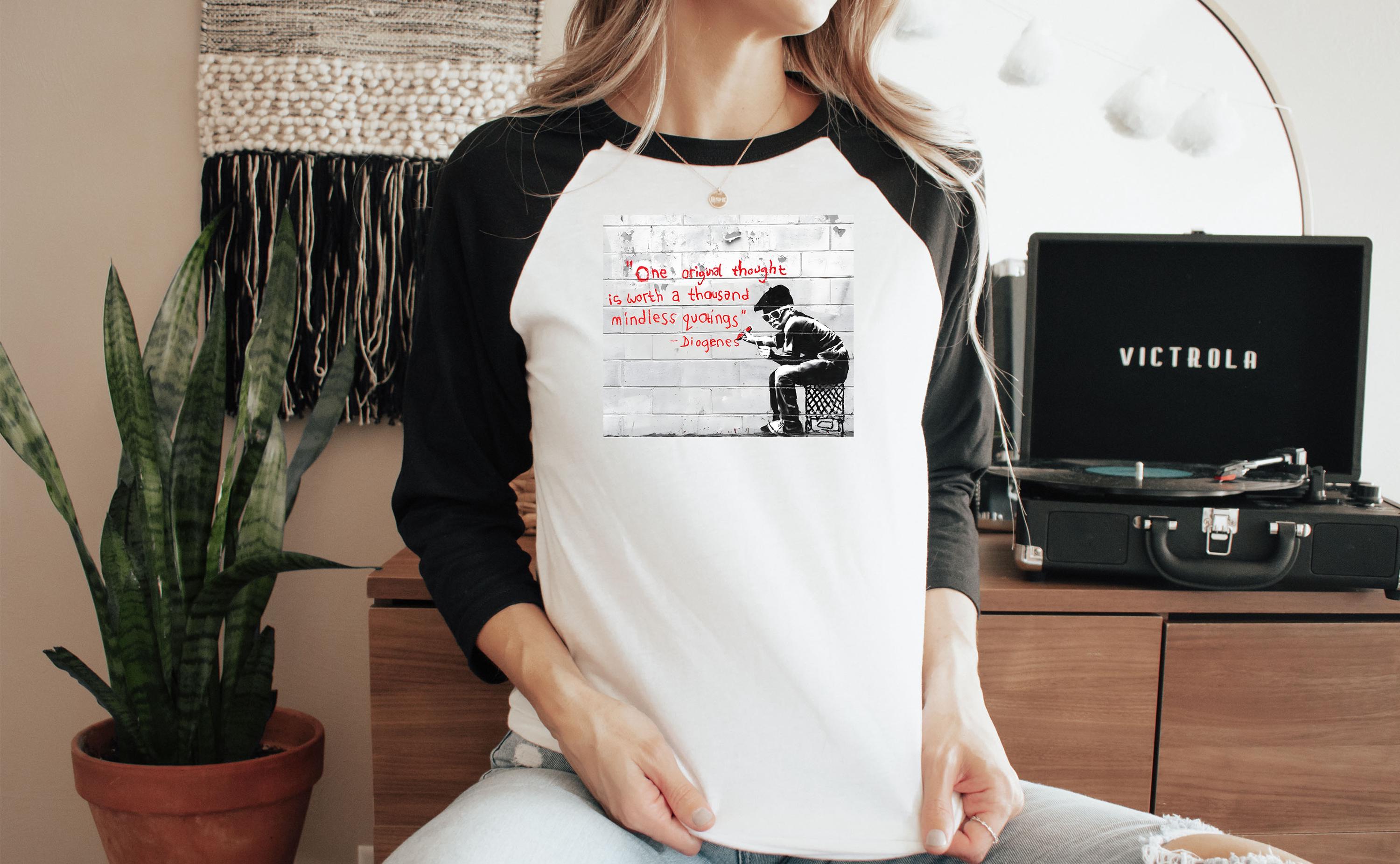 バンクシー ワン・オリジナル・ソート Tシャツ ストリート 