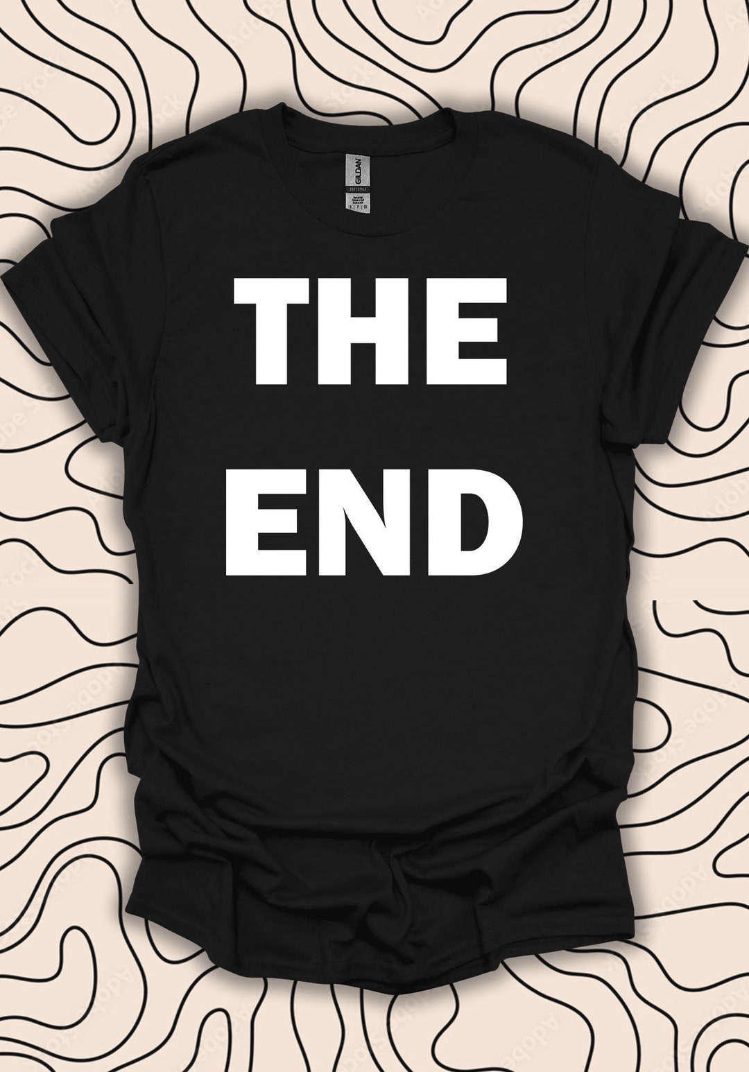The End T-shirt Statement – Minimalist Design Tee – Simple and