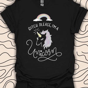 Unicorn Attitude Tee – Sassy Unicorn Shirt – Magical Rainbow Gift Unisex Men Women Shirt 1623PC