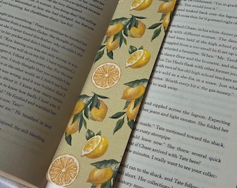 Lemon Bookmark | Yellow, Fruity, Zesty | Christmas Present | Stocking Filler | Gift | TurnAndMark