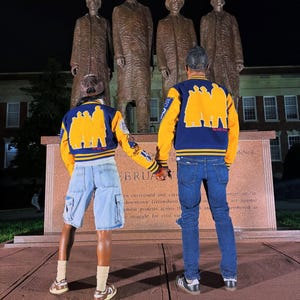North Carolina A&T State University Vintage-inspirerad Varsity-jacka (Redo att skickas) GHOE AGGIE NCAT bild 2
